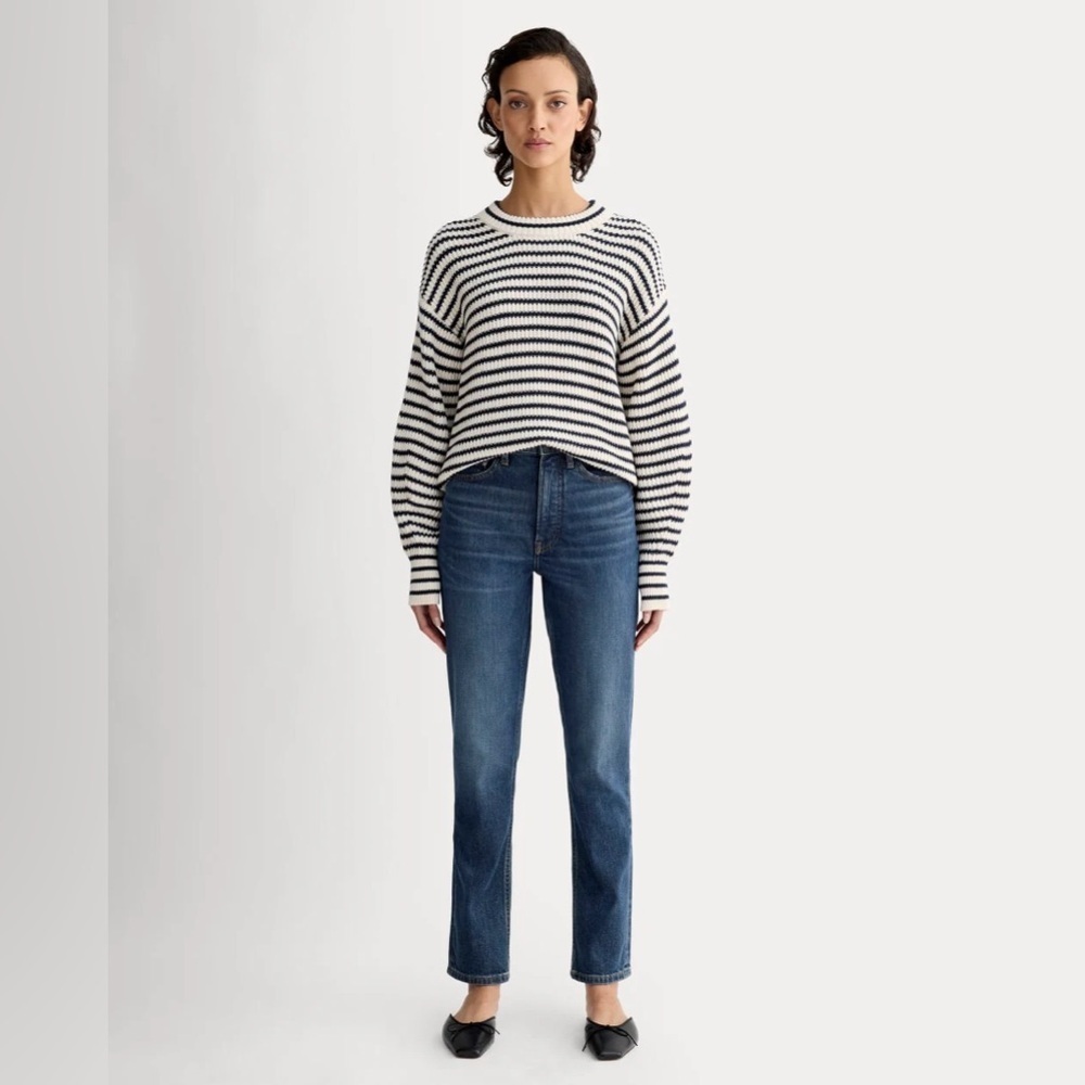 Everlane THE ORIGINAL CHEEKY JEAN 28 Regular In VINTAGE Blue Casual Minimalist